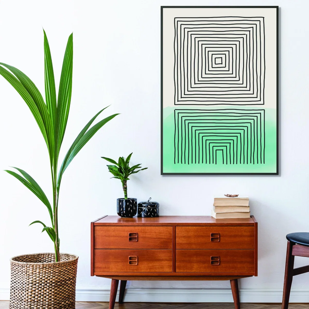 Green Minimal Design Set #1 A2 420 X 594Mm Stanley Print House – image 3