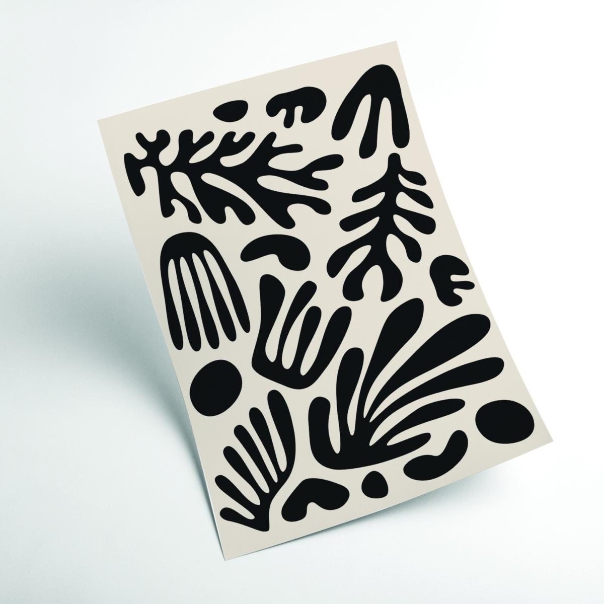 Henri Matisse Black Algae Collection #3 A2 420 X 594Mm Stanley Print House – image 2