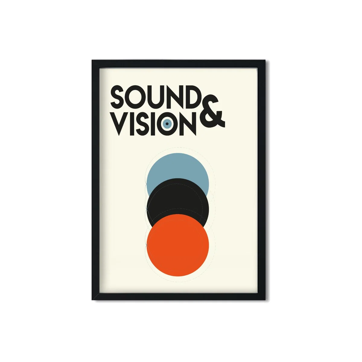 Sound & Vision David Bowie Retro Giclée Art Print A3 297 X 420Mm Fanclub – image 1