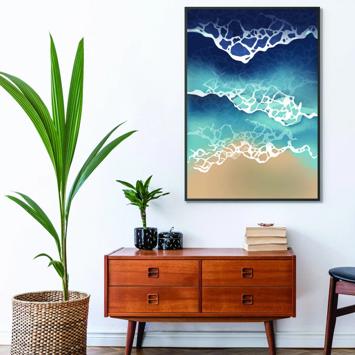 Blue Ocean Waves Large Stanley Print House – image 3