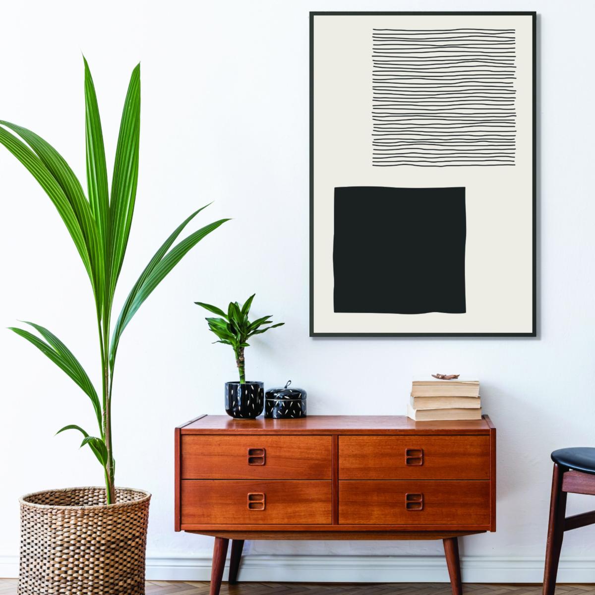 Black Dark Minimalism Series #1 A2 420 X 594Mm Stanley Print House – image 3