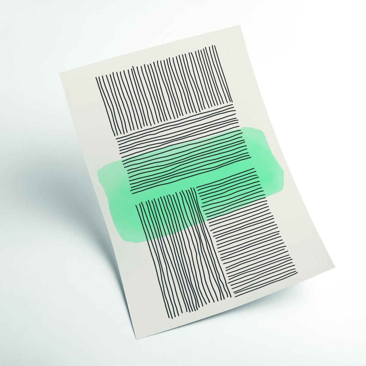 Light Green Abstract #1 Extra Small Stanley Print House – image 2