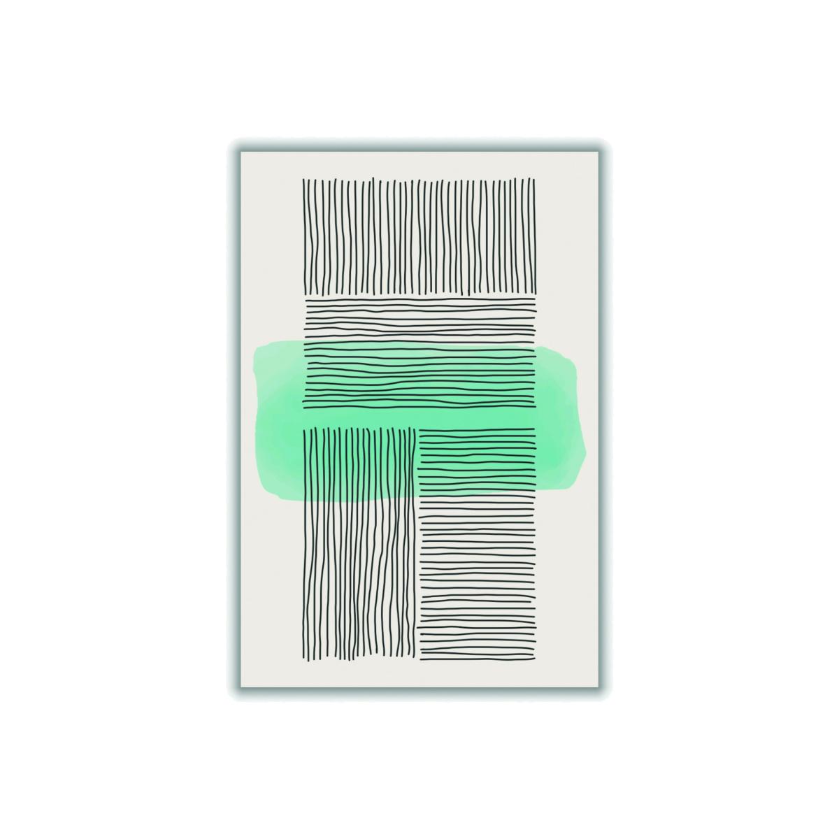 Light Green Abstract #1 Extra Small Stanley Print House – image 1