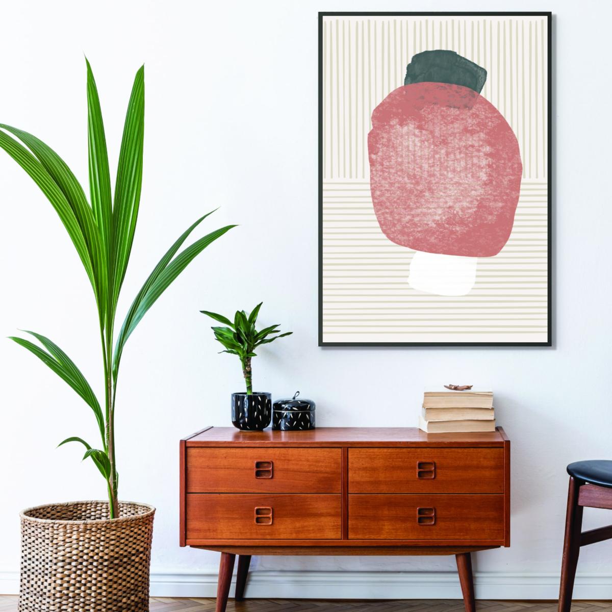 Rose Gold Watercolor Abstract #2 Extra Small Stanley Print House – image 3
