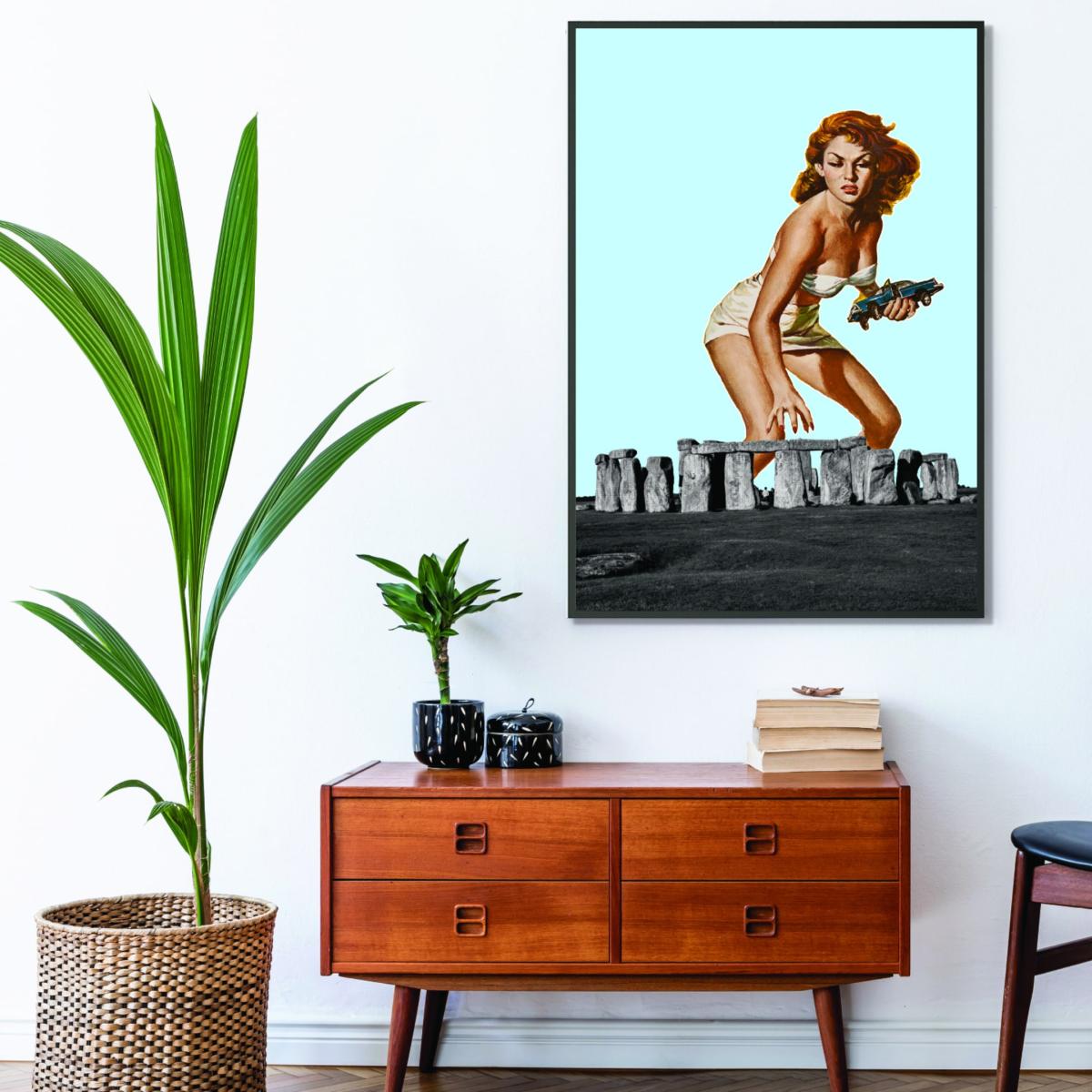 Neutrals Attack On Stonehenge A3 297 X 420Mm Stanley Print House – image 3