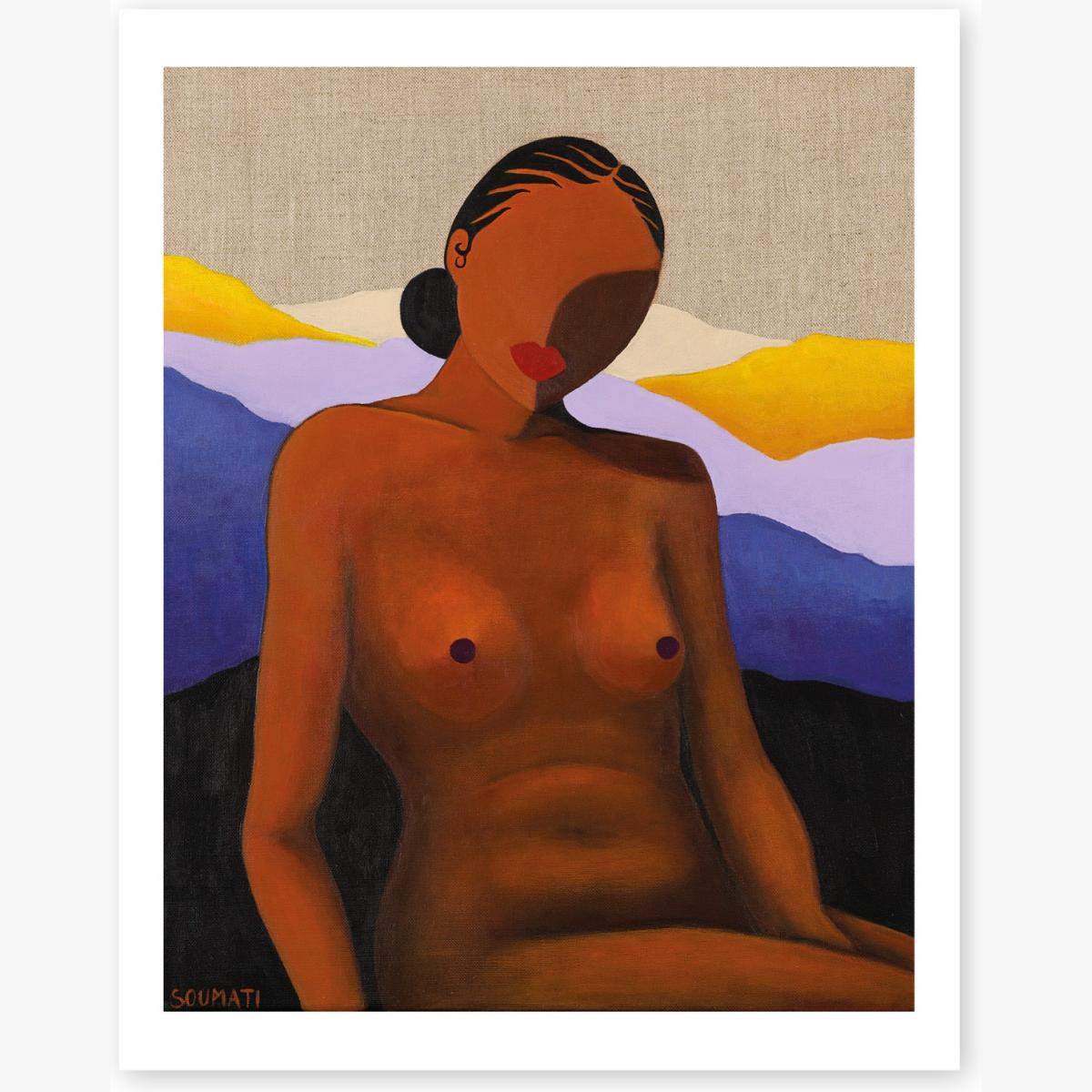 Iman Art Print 40X50Cm Soumati Studio