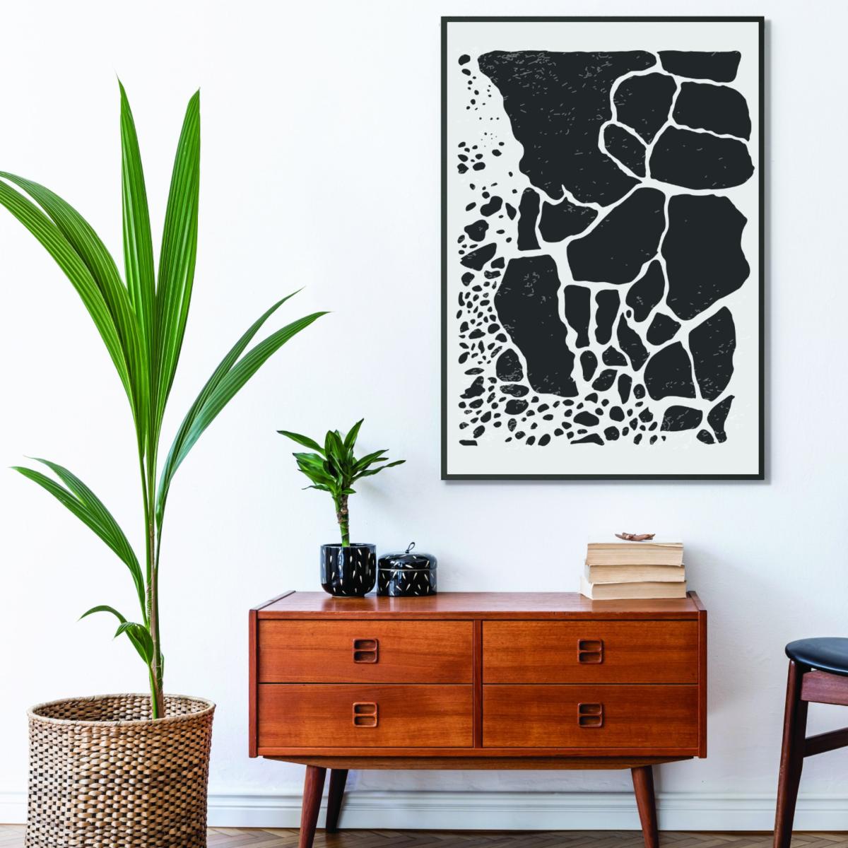 Black Abstract Collection #1 Extra Small Stanley Print House – image 3