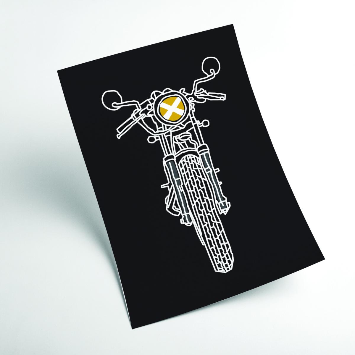 Grey Wanna Go For A Ride? A4 210 X 297Mm Stanley Print House – image 2