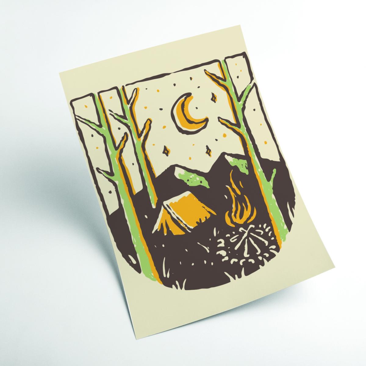 Brown Camp Vibes Only A1 594 X 841Mm Stanley Print House – image 2