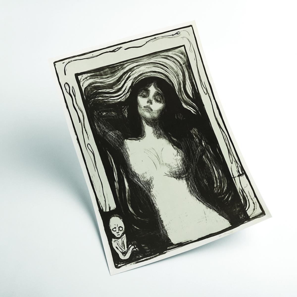 Neutrals Madonna Liebendes Weib 1895 By Edvard Munch Extra Large Stanley Print House – image 2