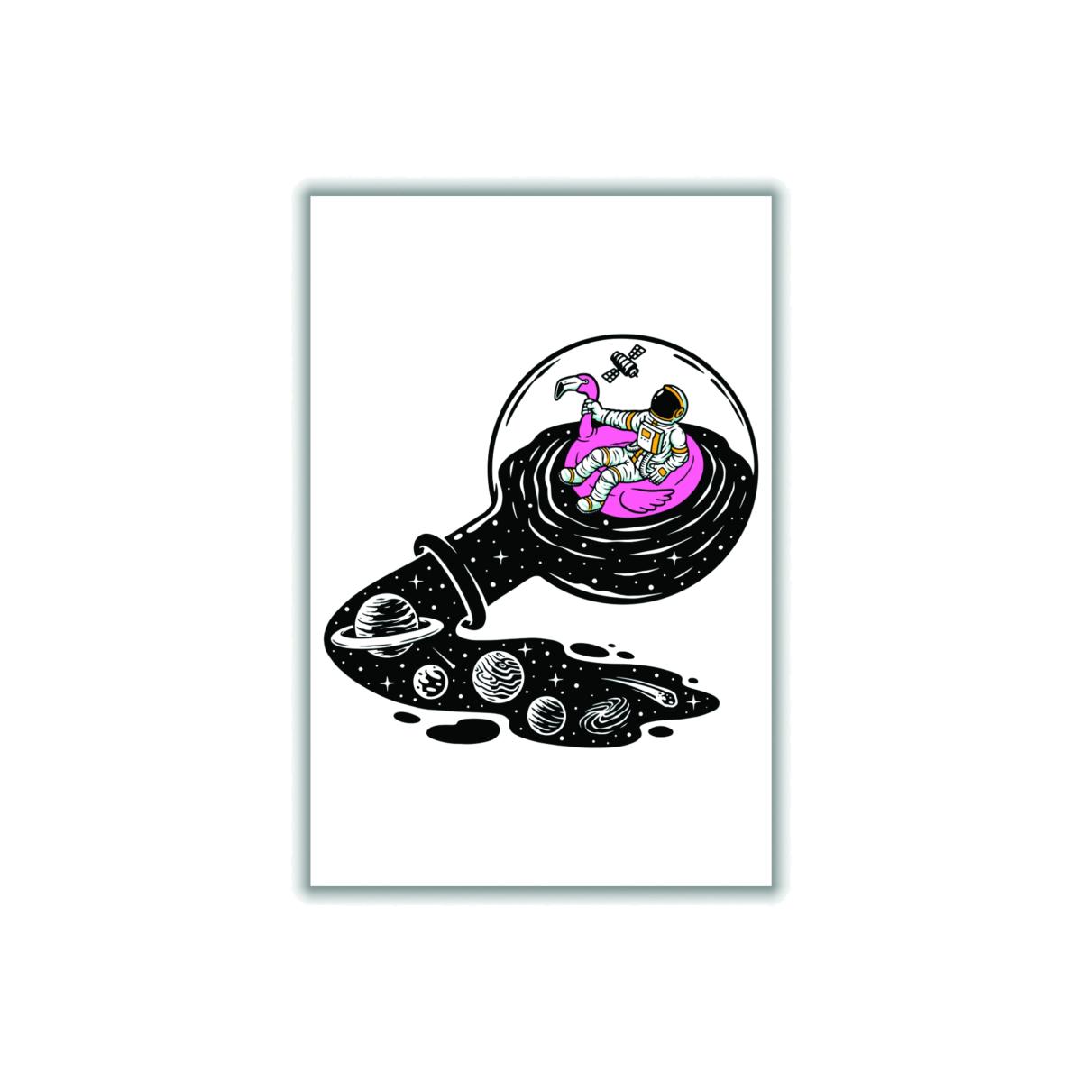Pink / Purple Good Day For A Float A3 297 X 420Mm Stanley Print House – image 1