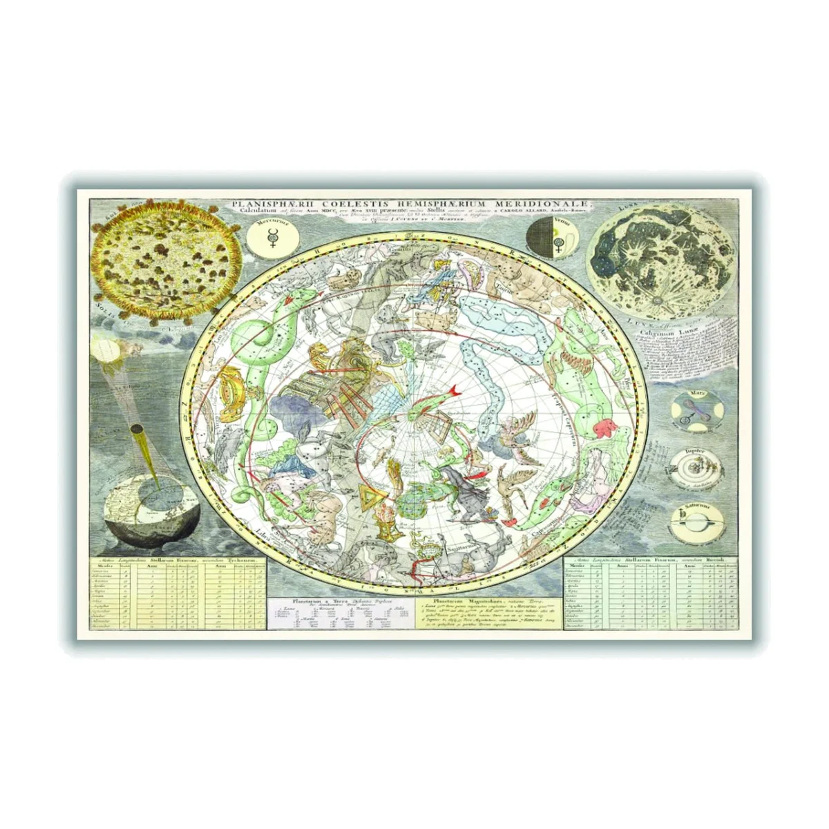 Neutrals Astronomical Chart A1 594 X 841Mm Stanley Print House – image 1