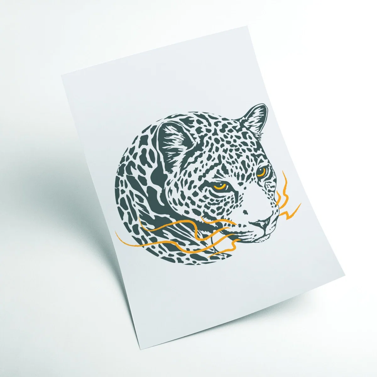 Black Wise Leopard Large Stanley Print House – image 2