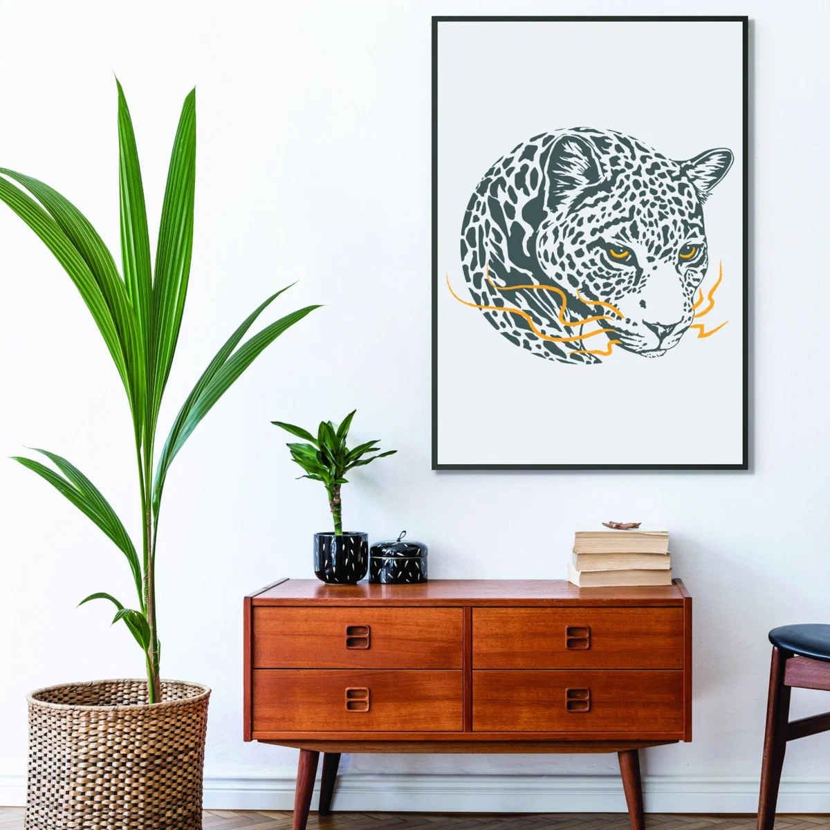 Black Wise Leopard Large Stanley Print House – image 3