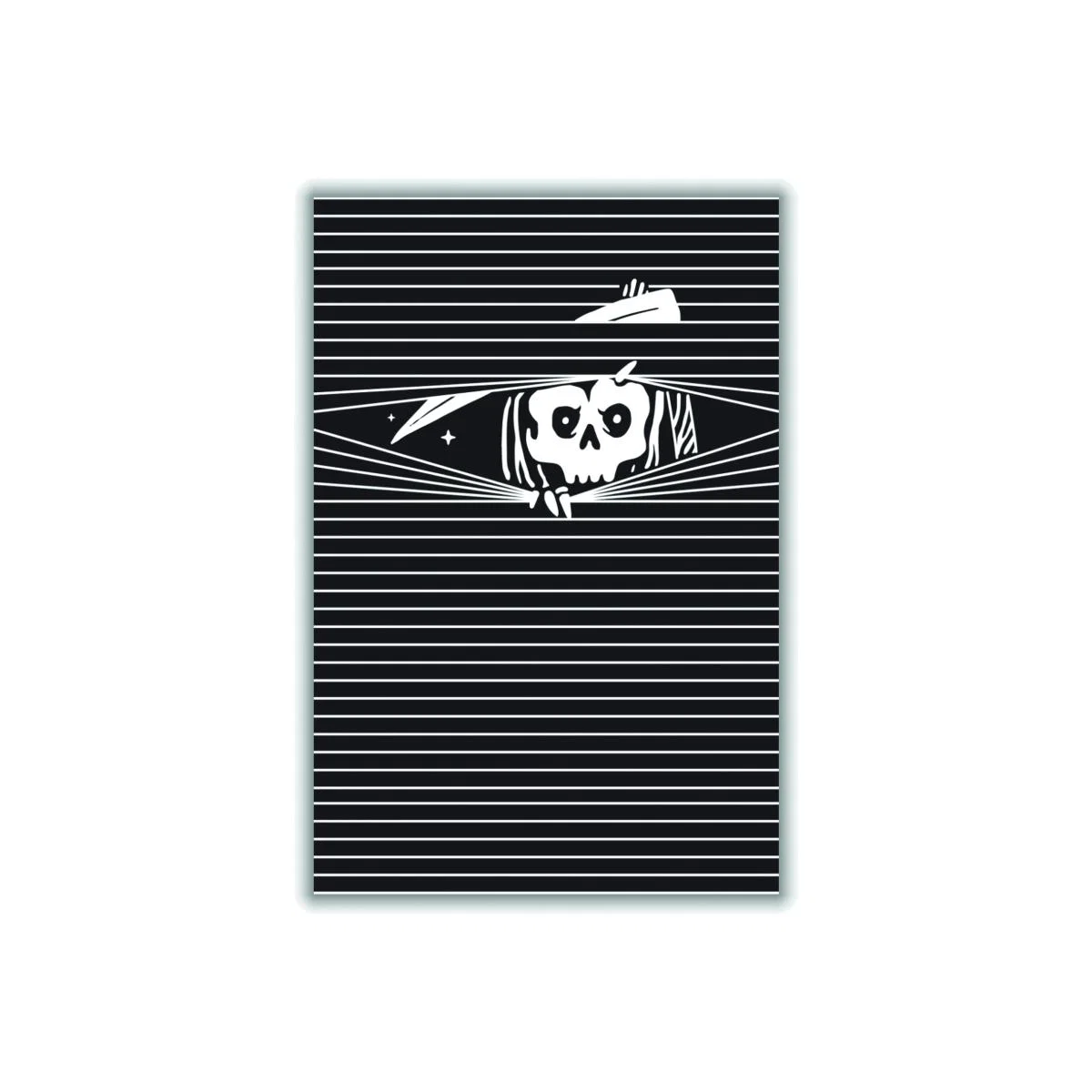 White The Grim Reaper A3 297 X 420Mm Stanley Print House – image 1