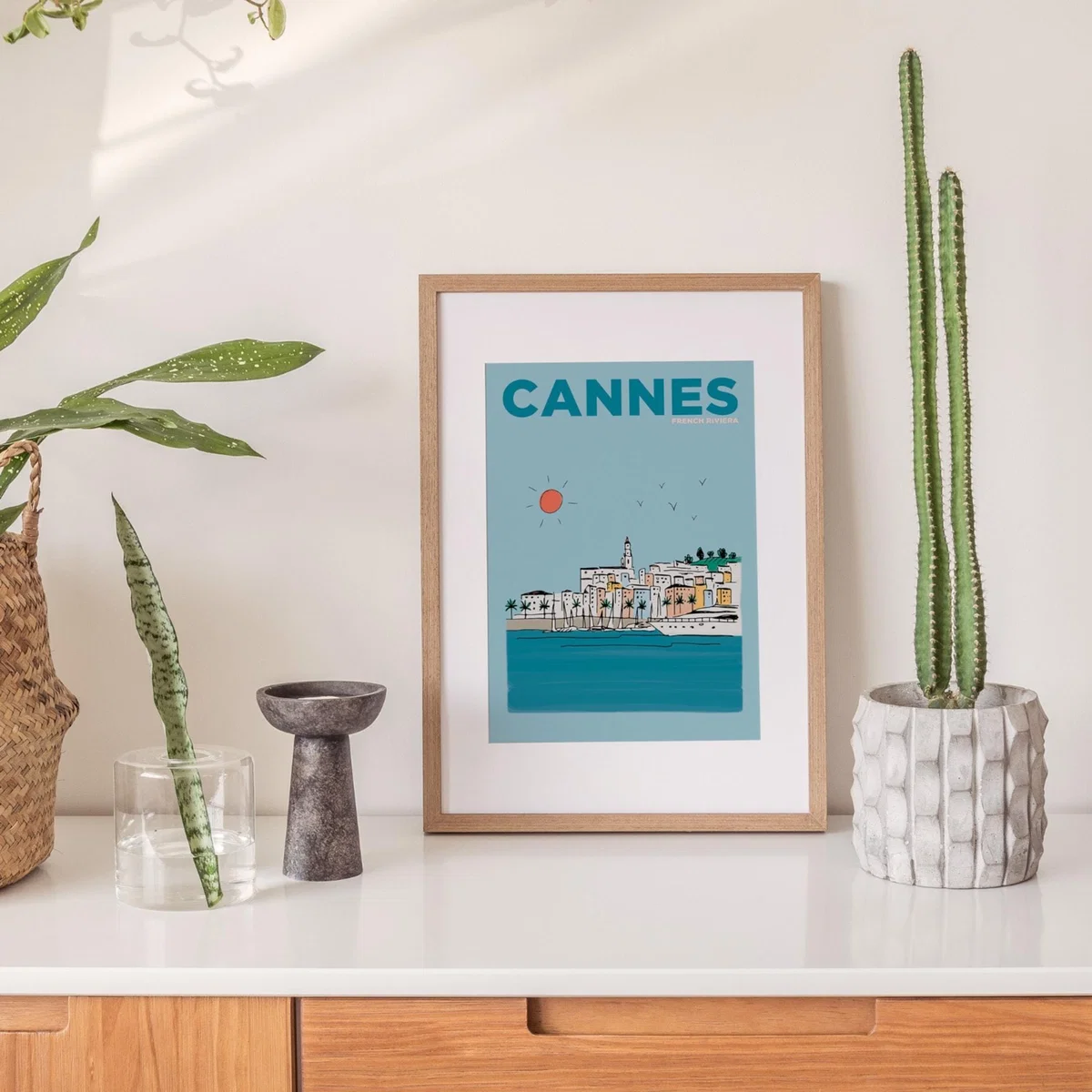 Cannes Summer Escapes Print Places & Spaces Art Co. – image 2