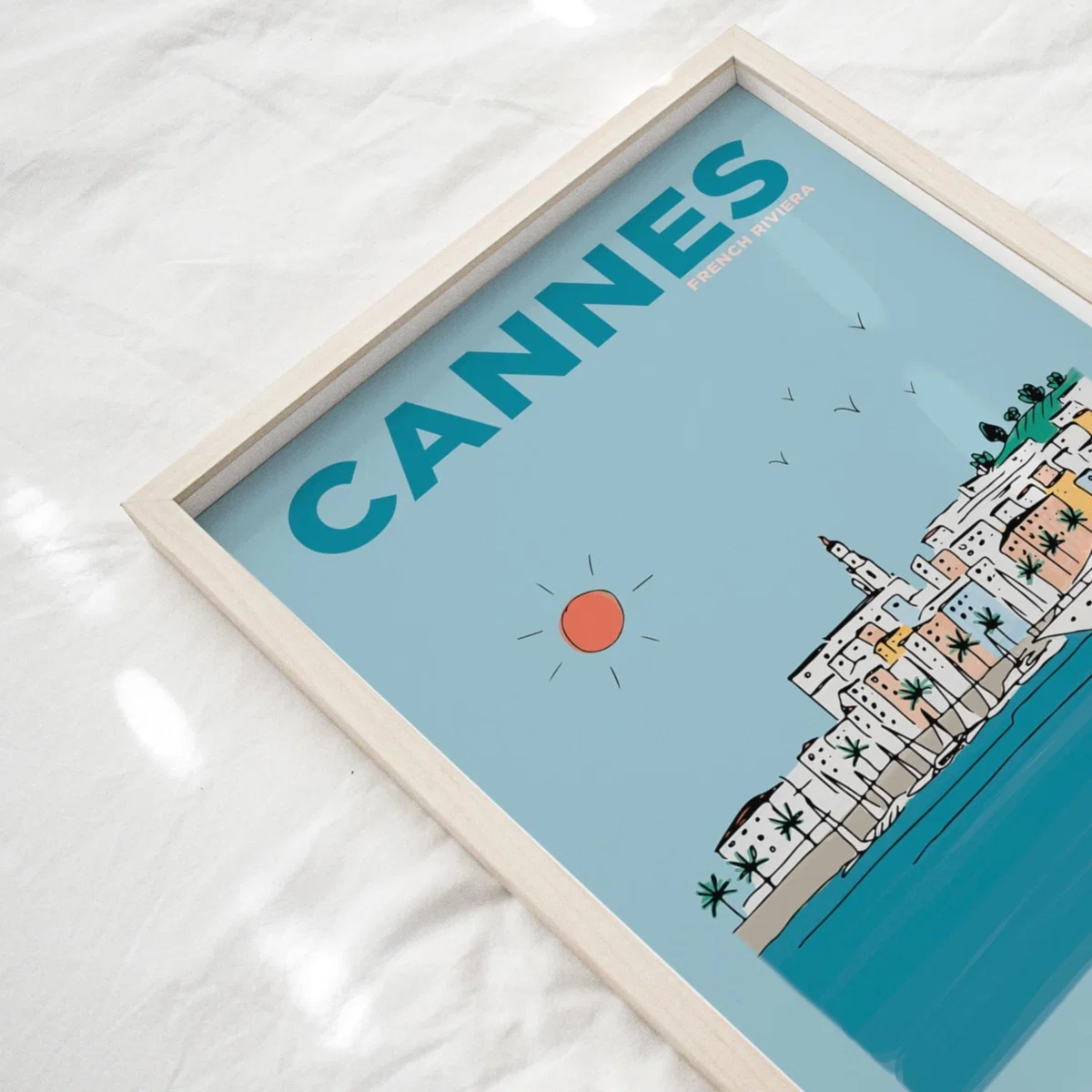 Cannes Summer Escapes Print Places & Spaces Art Co. – image 3