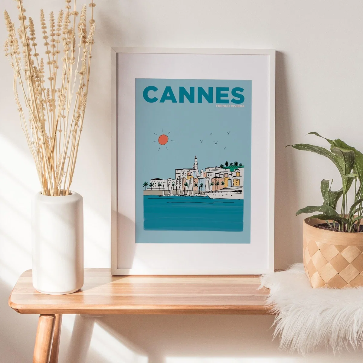 Cannes Summer Escapes Print Places & Spaces Art Co. – image 4