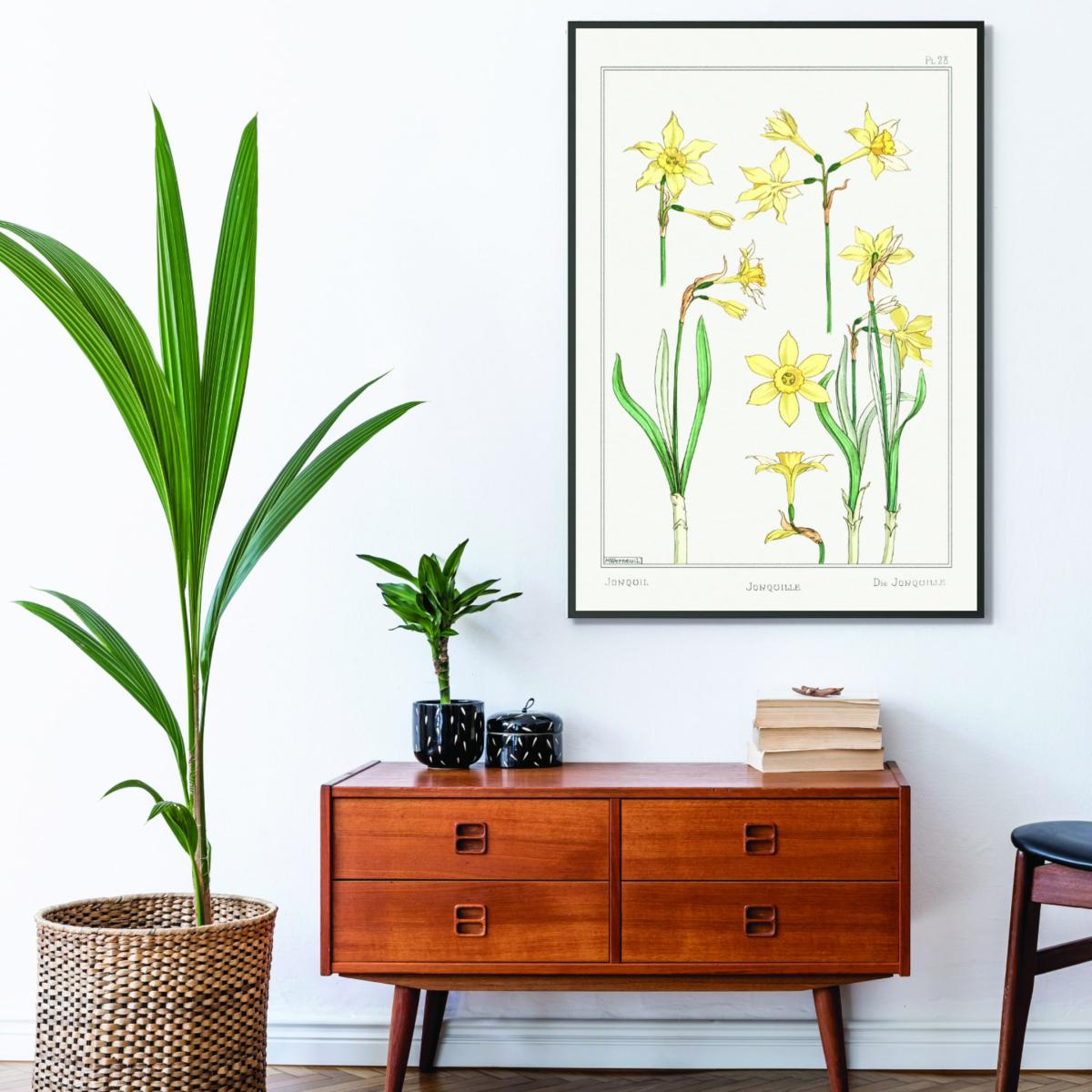 Yellow / Orange Jonquille Ii Print By Maurice Pillard Verneuil A1 594 X 841Mm Stanley Print House – image 3
