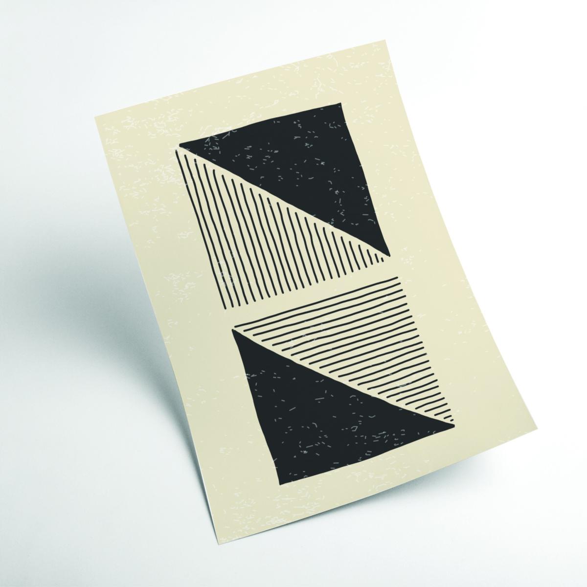 Black Triangles Series #3 A1 594 X 841Mm Stanley Print House – image 2