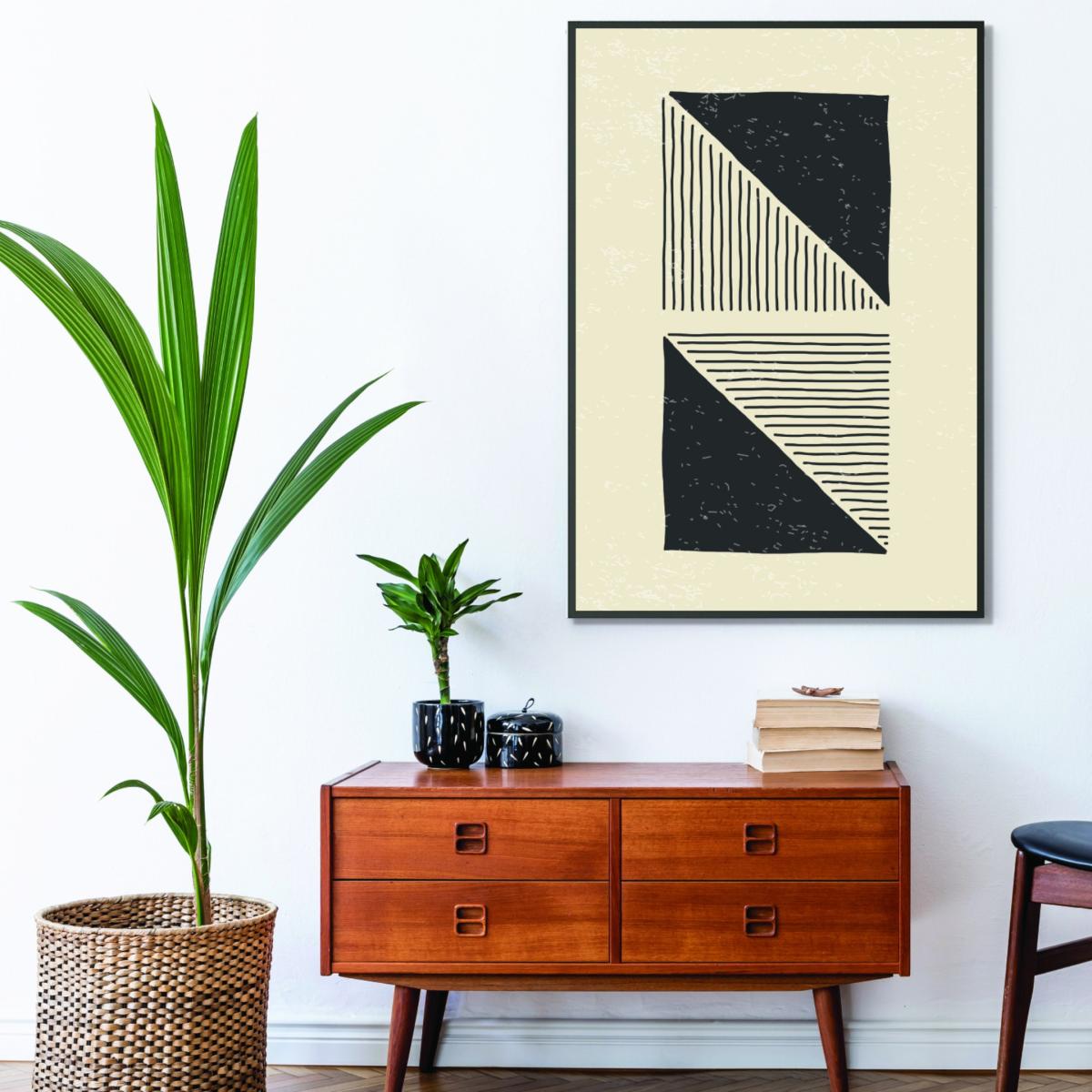 Black Triangles Series #3 A1 594 X 841Mm Stanley Print House – image 3