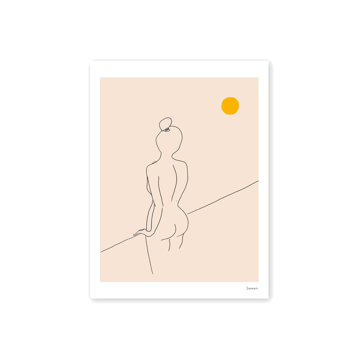 Morning View Art Print 30X40Cm Soumati Studio
