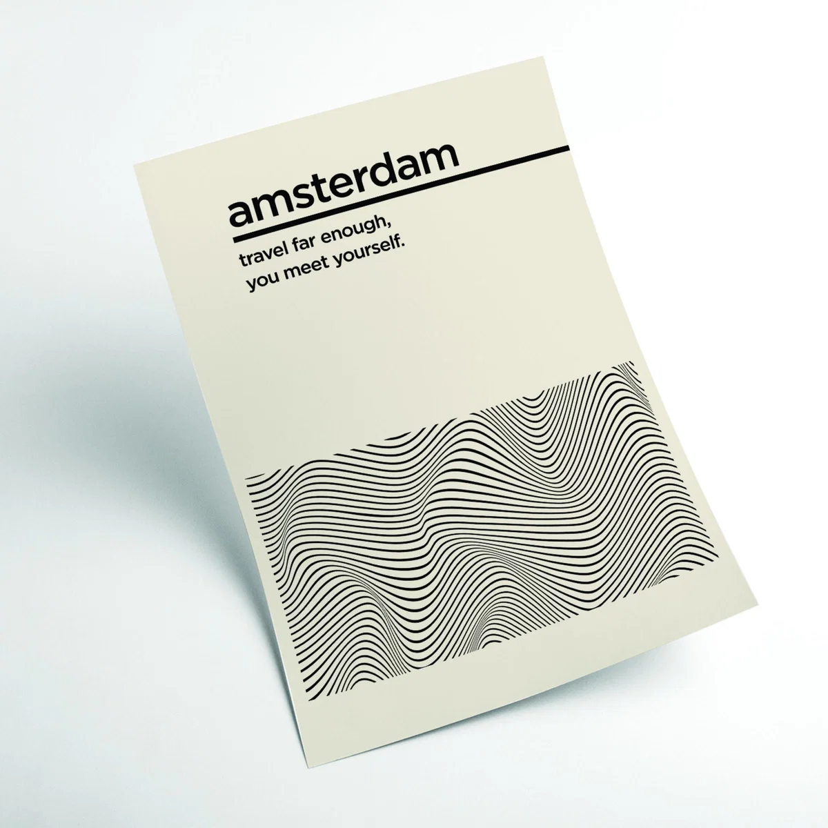 Neutrals Amsterdam Travel Extra Small Stanley Print House – image 2