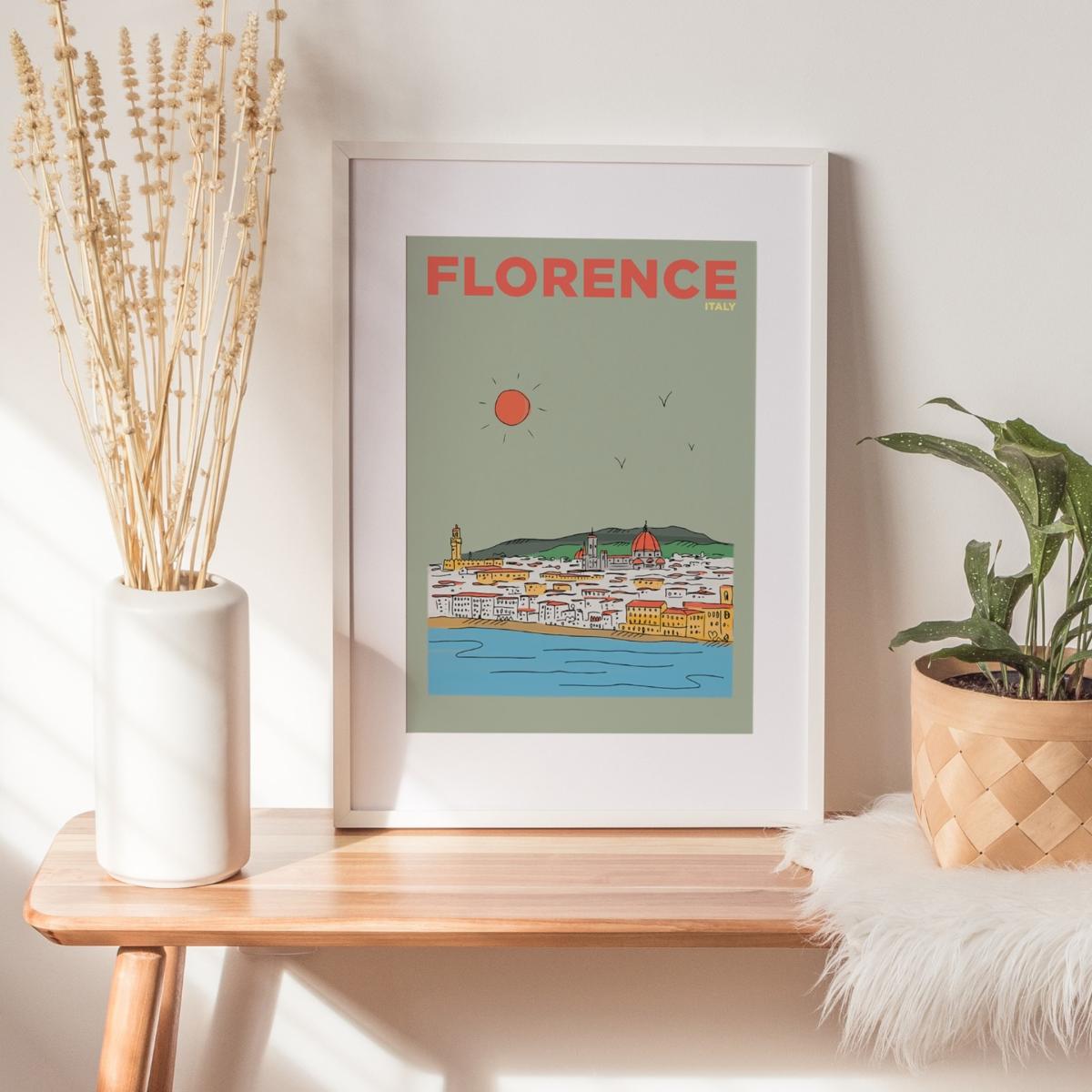 Florence Summer Escapes Print Places & Spaces Art Co. – image 2