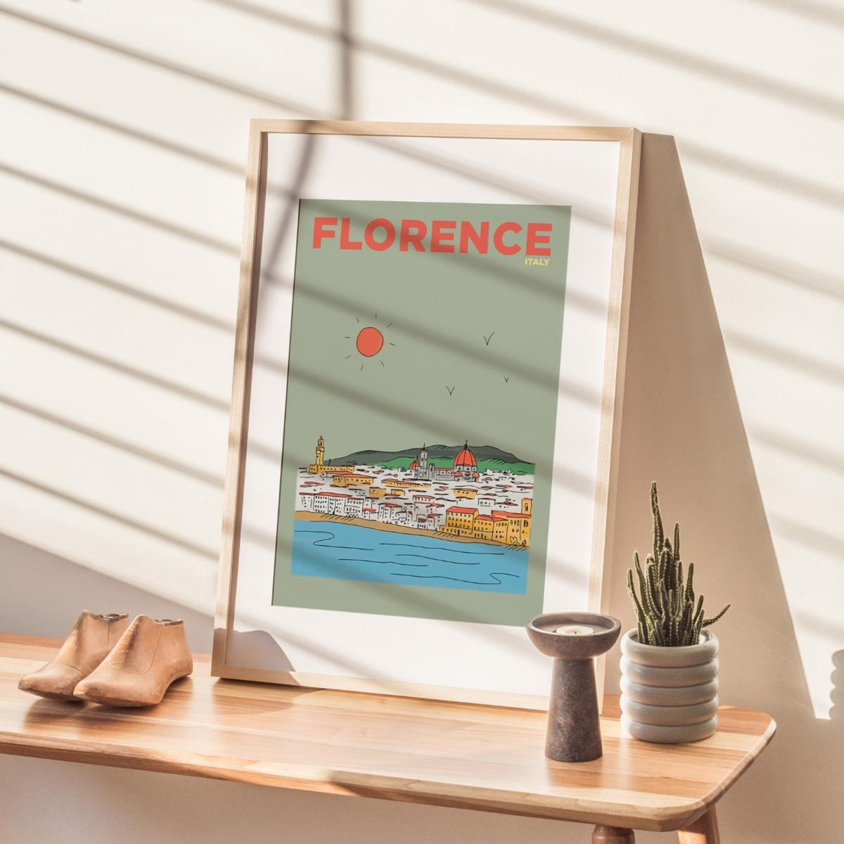 Florence Summer Escapes Print Places & Spaces Art Co. – image 4