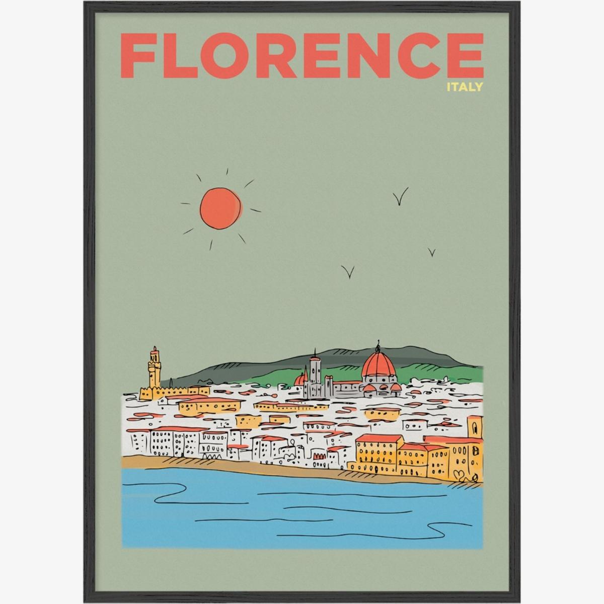 Florence Summer Escapes Print Places & Spaces Art Co. – image 1