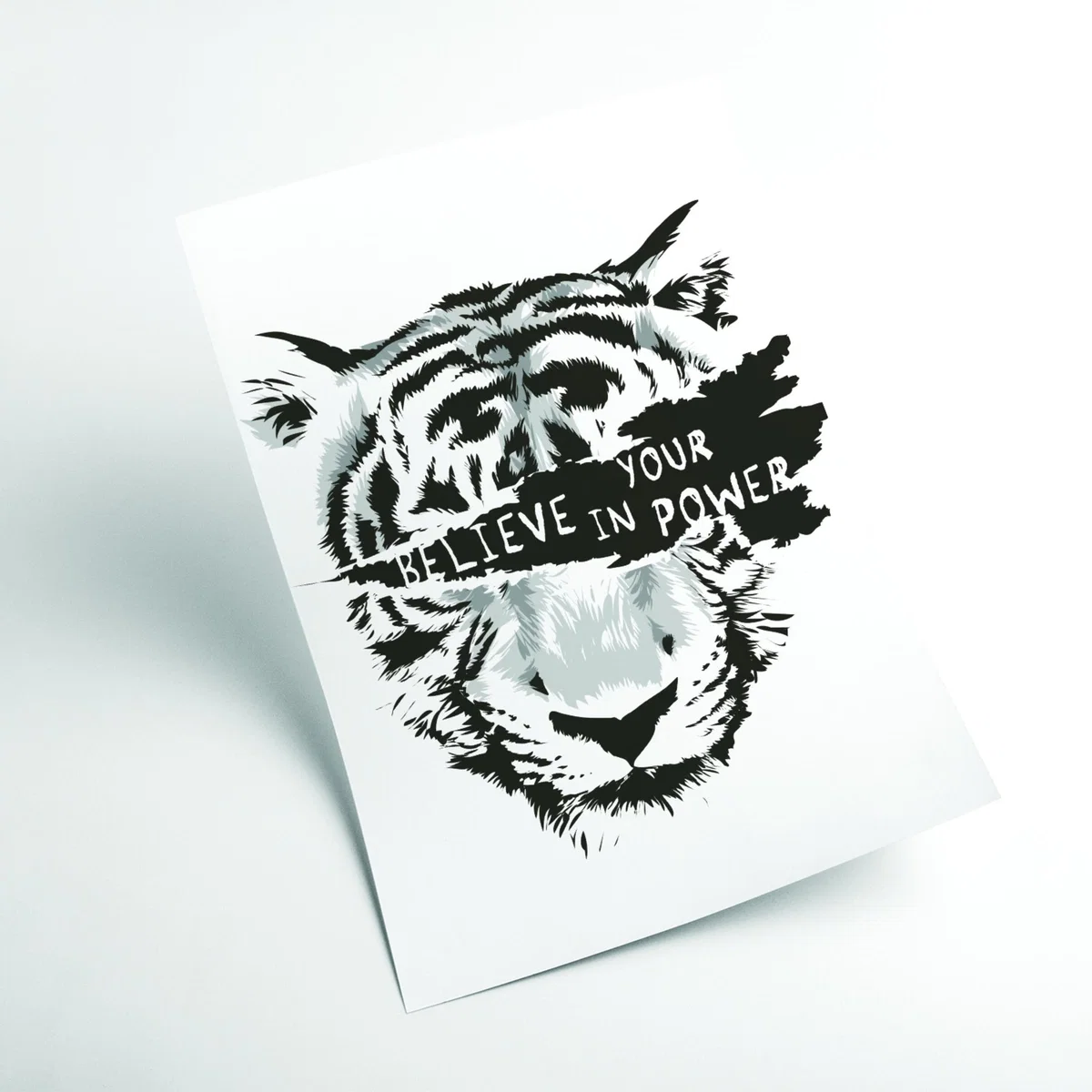 Black Believe In Your Power A1 594 X 841Mm Stanley Print House – image 2