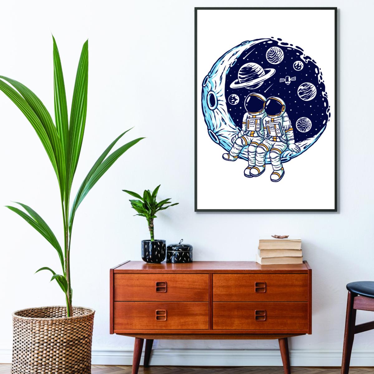 Blue Best Friends Large Stanley Print House – image 3