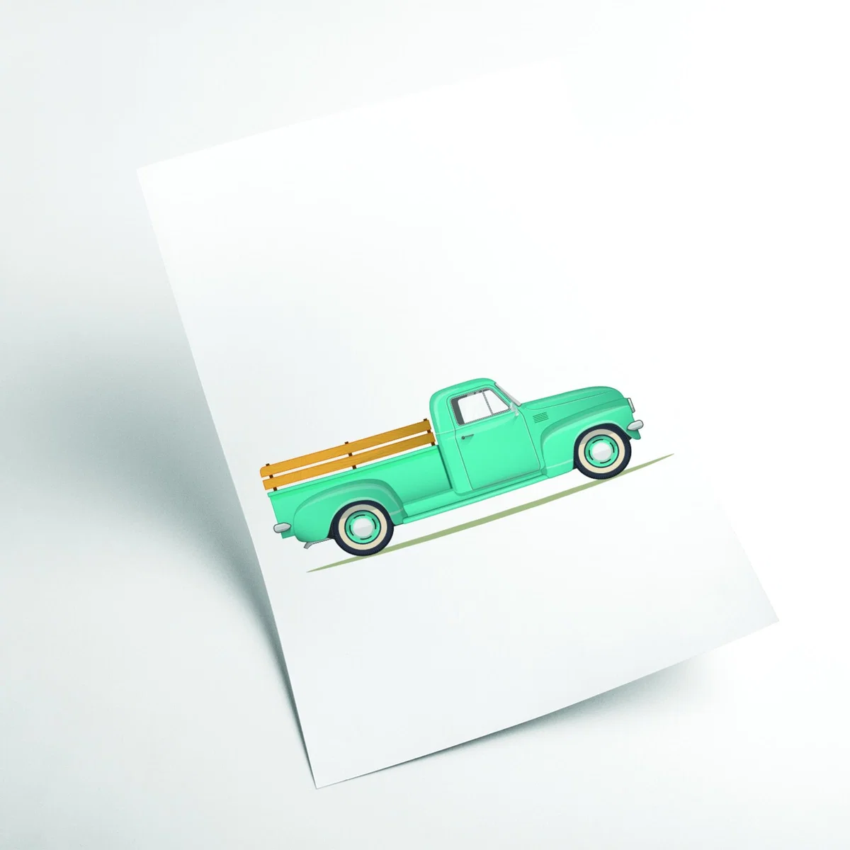 Blue Old Trusty Pickup Extra Large Stanley Print House – image 2