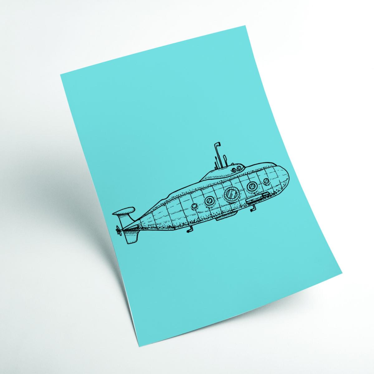 Blue Below Sea Extra Small Stanley Print House – image 2