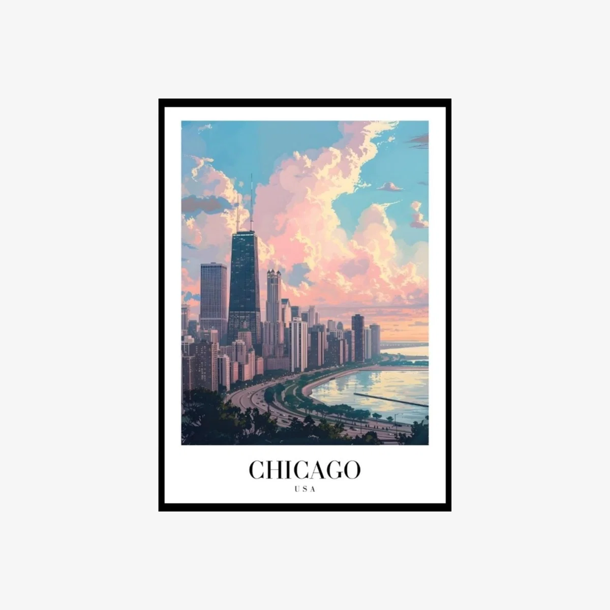 Chicago Skyline Radiance | Artchi – image 1