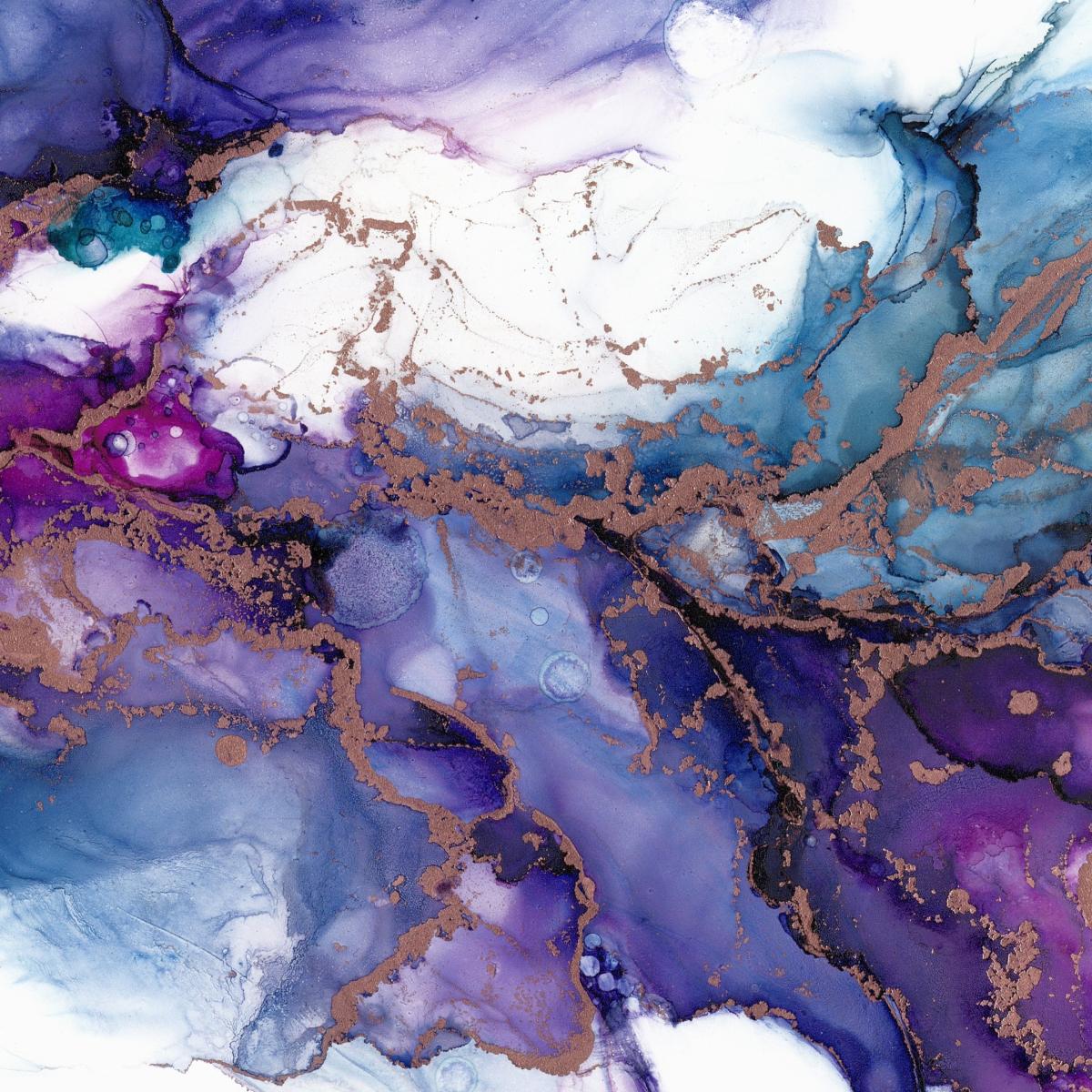 Pink / Purple Nacre - A4 Fine Art Print A4 210 X 297Mm Art by Affie – image 4