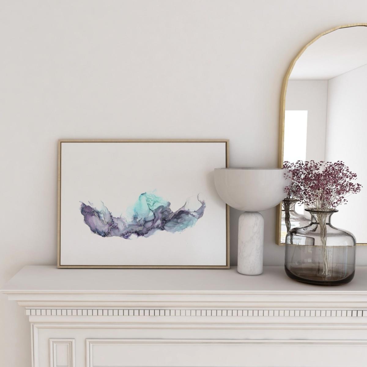 Blue / Silver Sepia - A3 Fine Art Print | A3 | 297 X 420Mm | Art by Affie – image 2