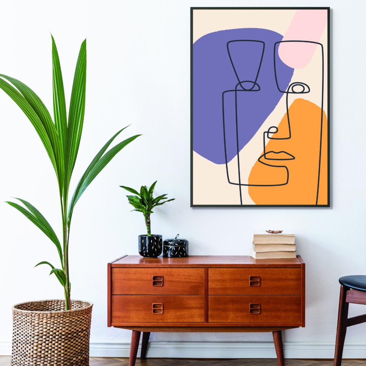 Abstract Color Faces #1 Medium Stanley Print House – image 3