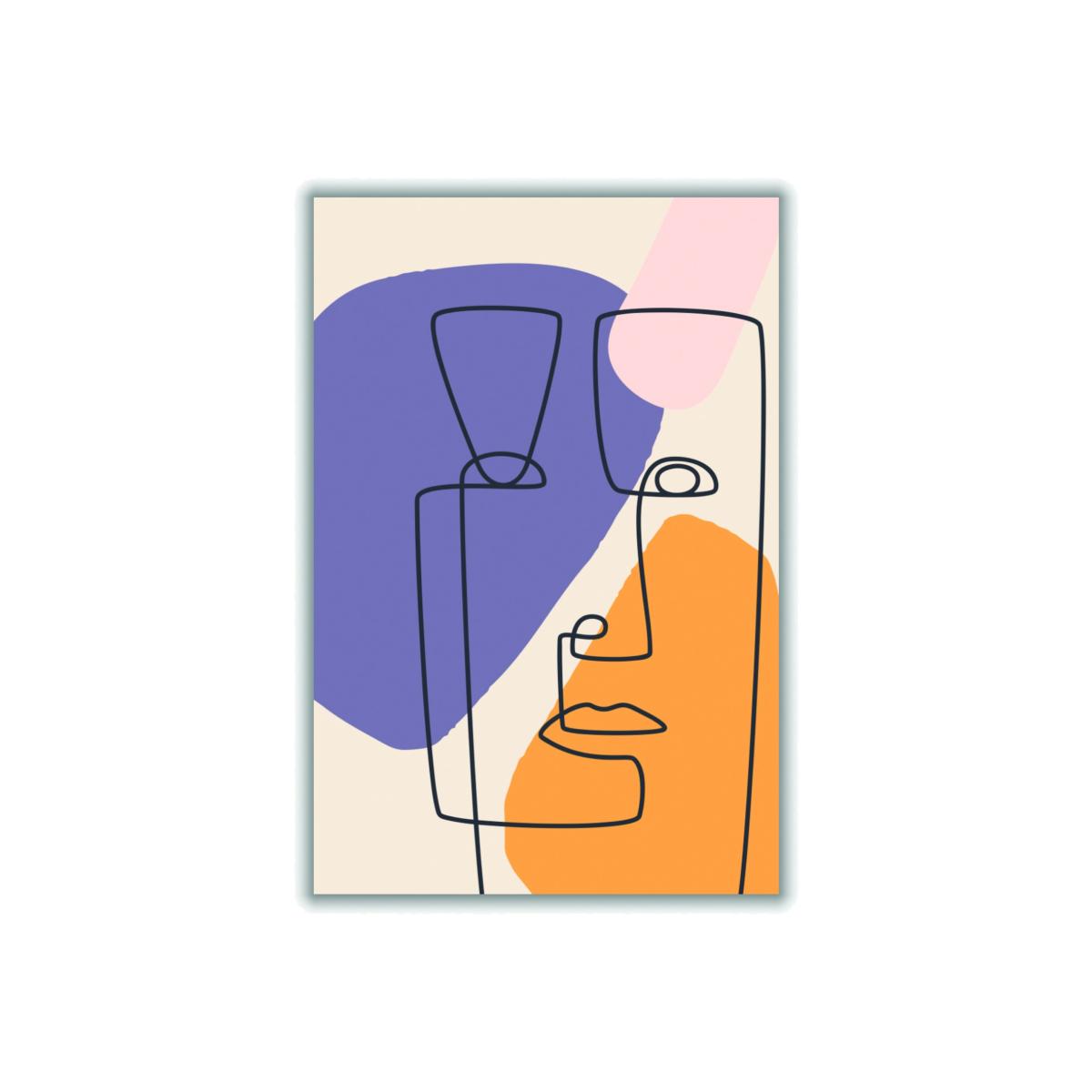 Abstract Color Faces #1 Medium Stanley Print House – image 1