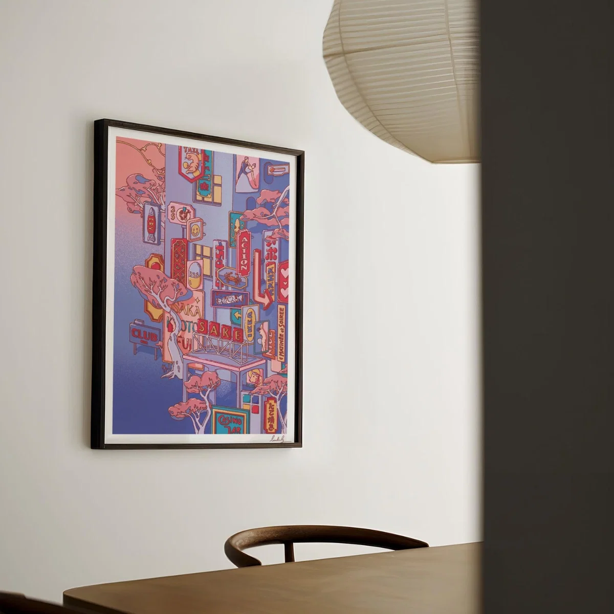 Pink / Purple Forest Of Consumables Two - Giclee Fine Art Print - Extra Small | A4 | 210 X 297Mm | East Side Studio London – image 2
