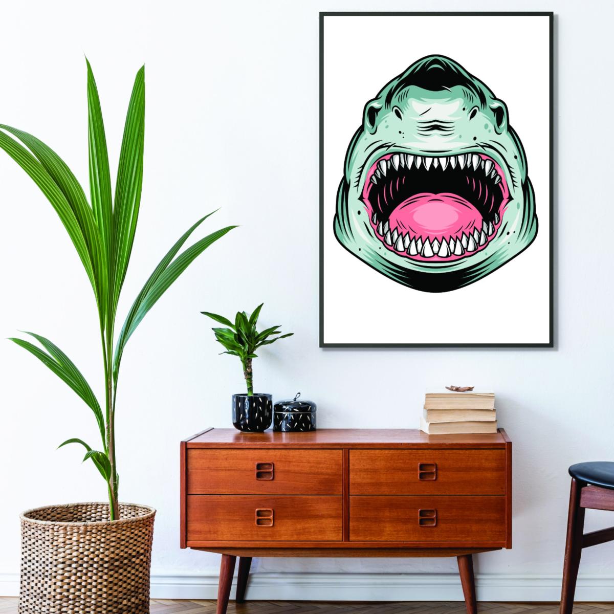Grey Sharkboy5000 A1 594 X 841Mm Stanley Print House – image 3
