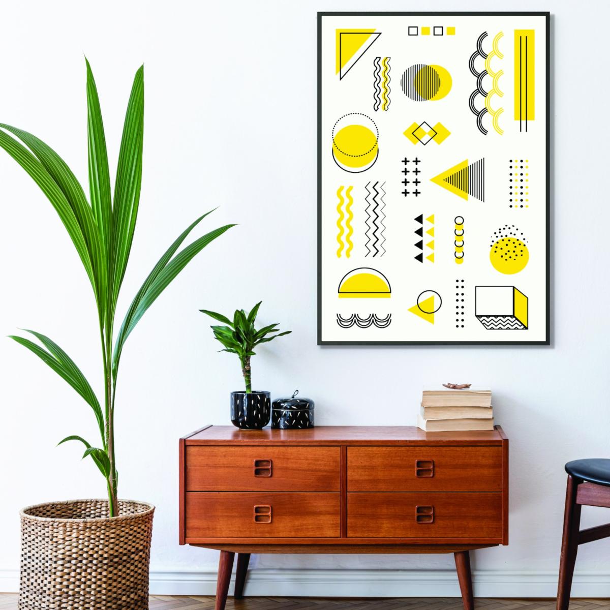 Yellow / Orange Yellow Shapes Medium Stanley Print House – image 3