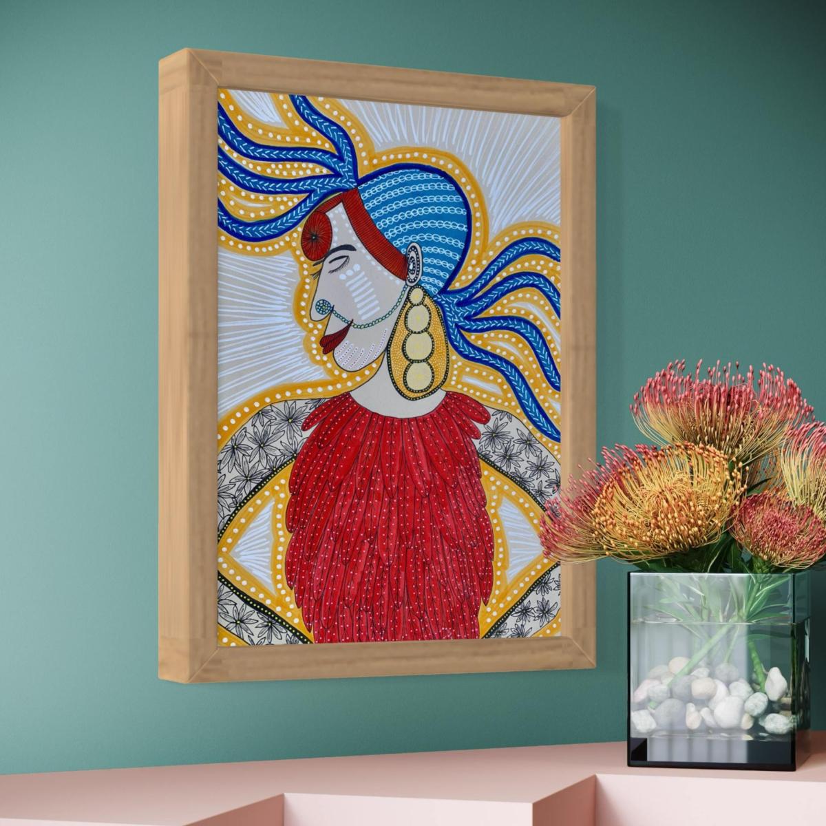 Red / Blue Maïre - Art Print Fine Art | Creature Marseille – image 2