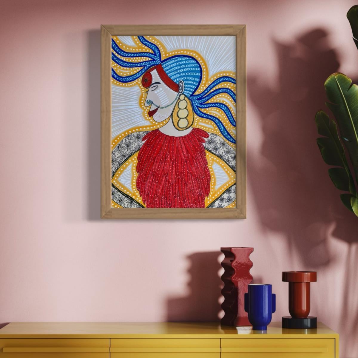 Red / Blue Maïre - Art Print Fine Art | Creature Marseille – image 3
