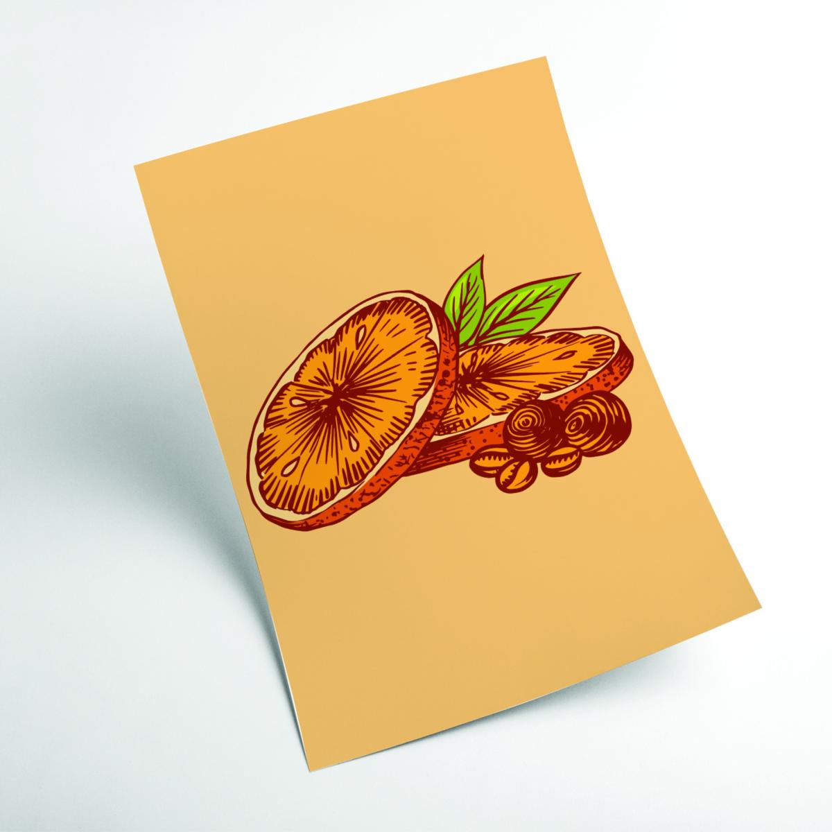 Yellow / Orange Orange Slices Xxs Stanley Print House – image 2