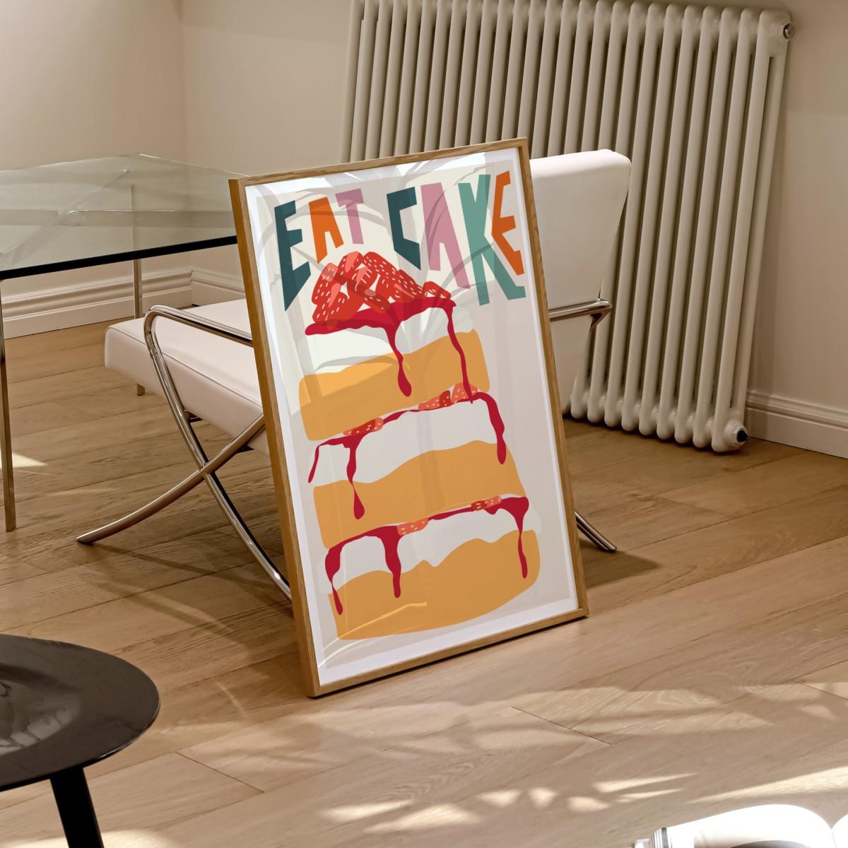 Eat Cake Art Print - A2 Natalie Cass Art – image 4