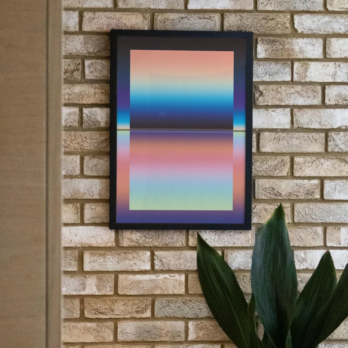 Blue / Pink / Purple Fold - Giclee Fine Art Print - Small | A3 | 297 X 420Mm | East Side Studio London – image 4