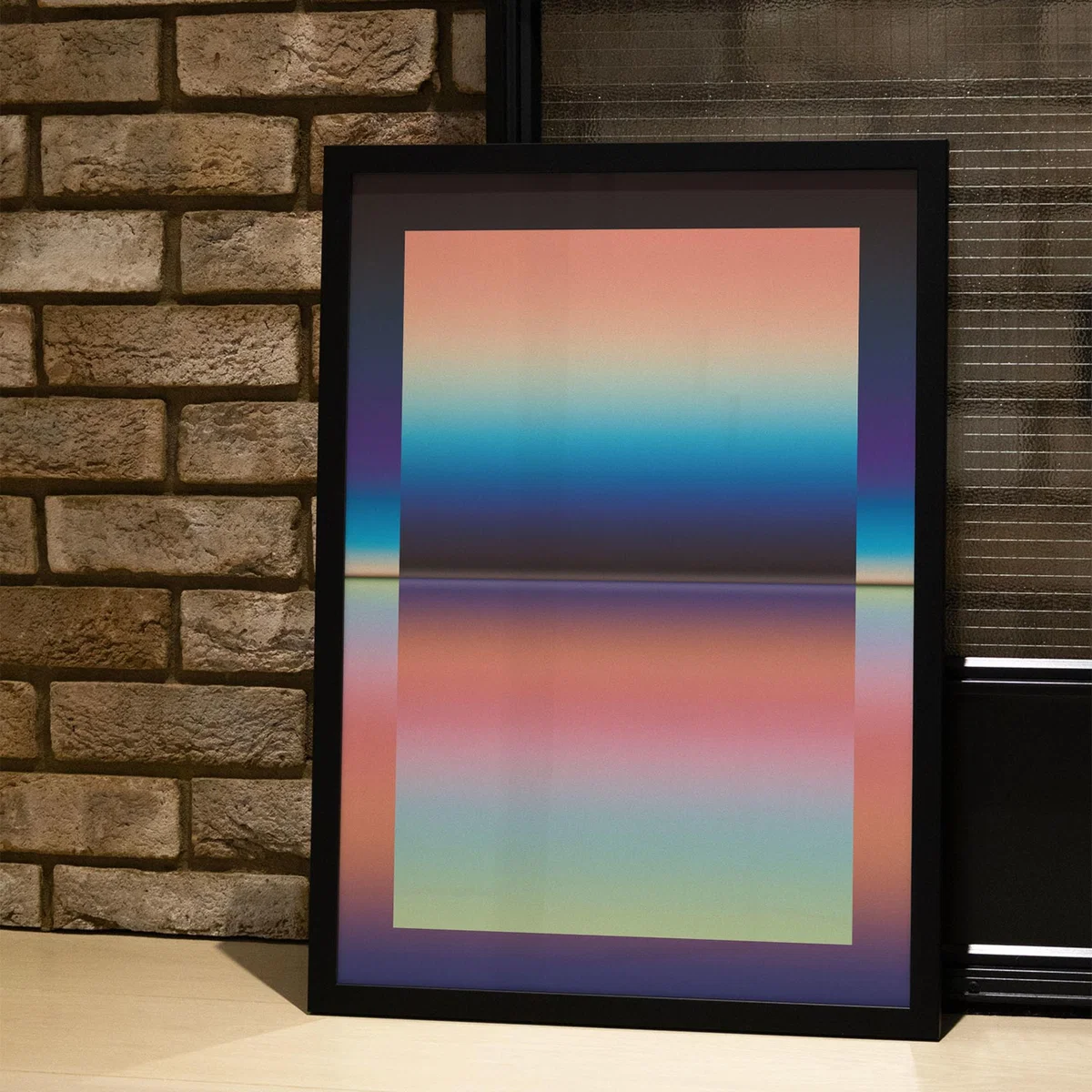 Blue / Pink / Purple Fold - Giclee Fine Art Print - Small | A3 | 297 X 420Mm | East Side Studio London – image 5