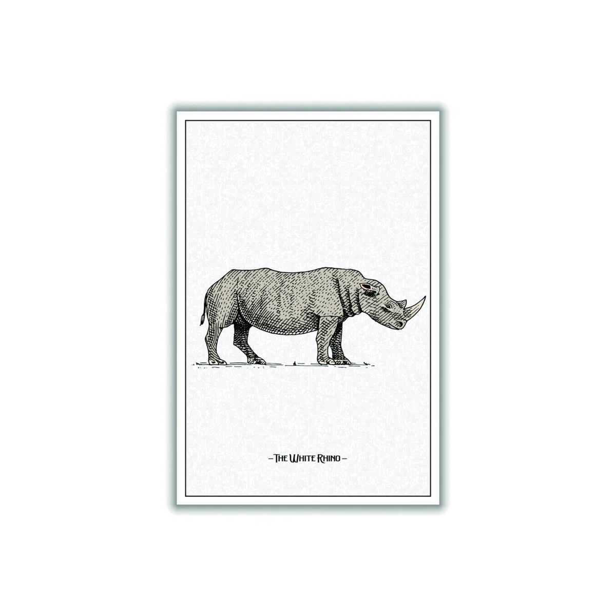 Grey The White Rhino Medium Stanley Print House – image 1