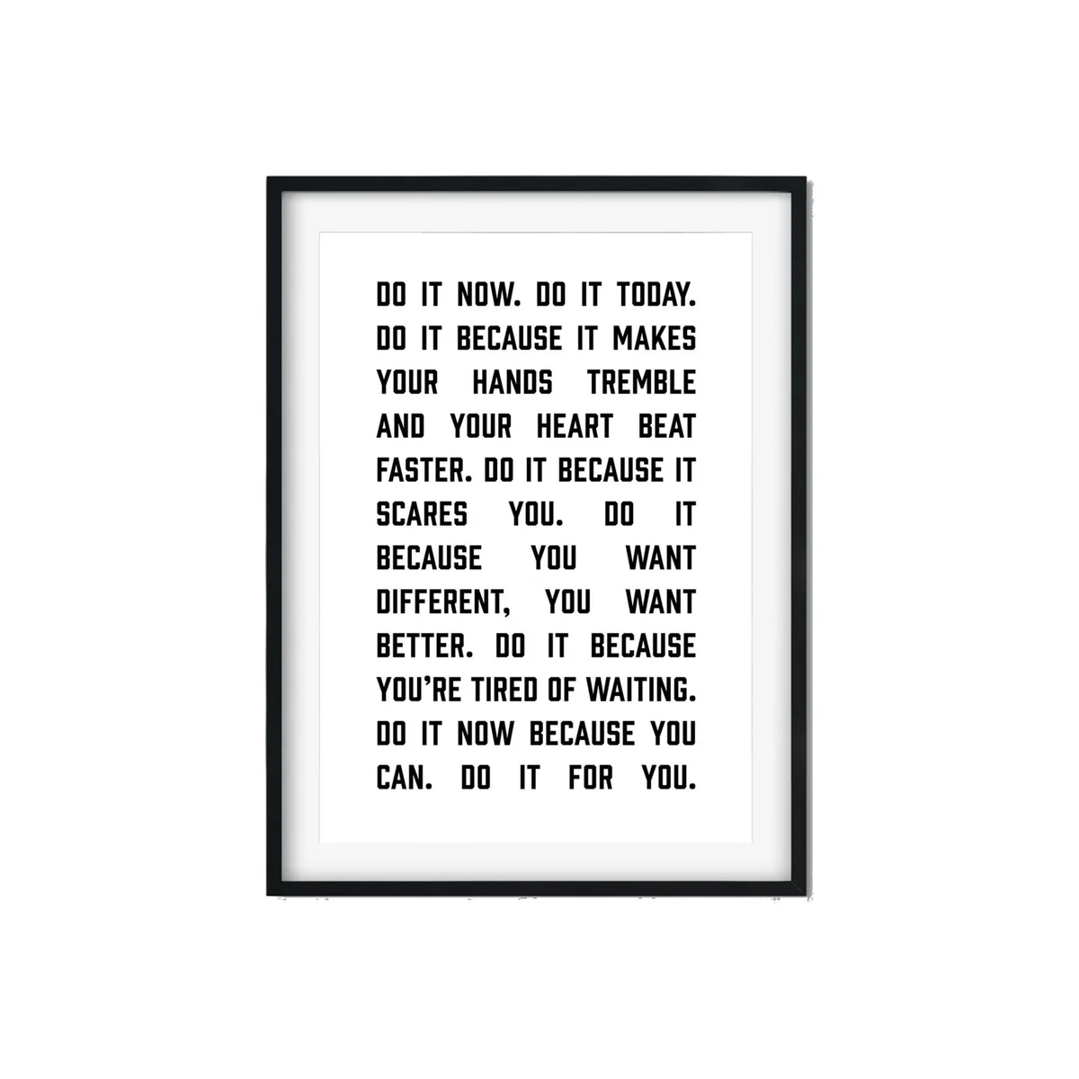 Black Do It Now A3 297 X 420Mm The Native State – image 1
